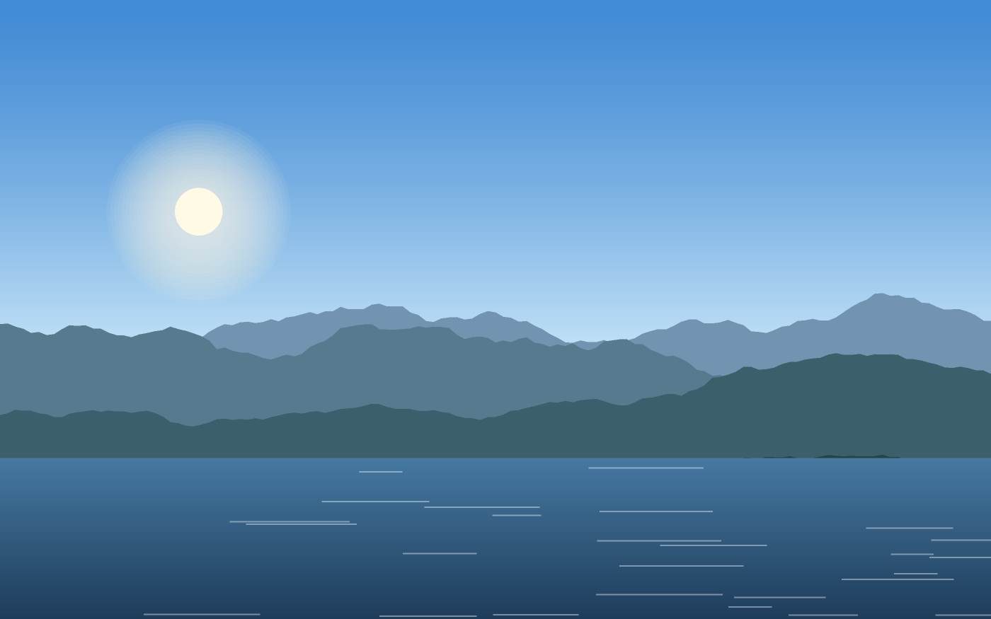 Landschapsillustratie