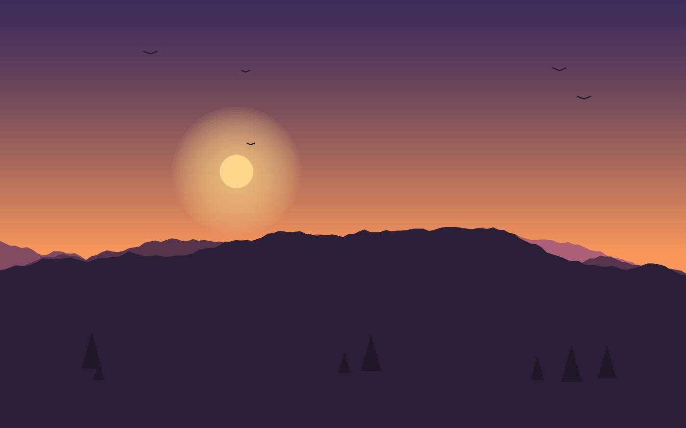 Landschaftsillustration
