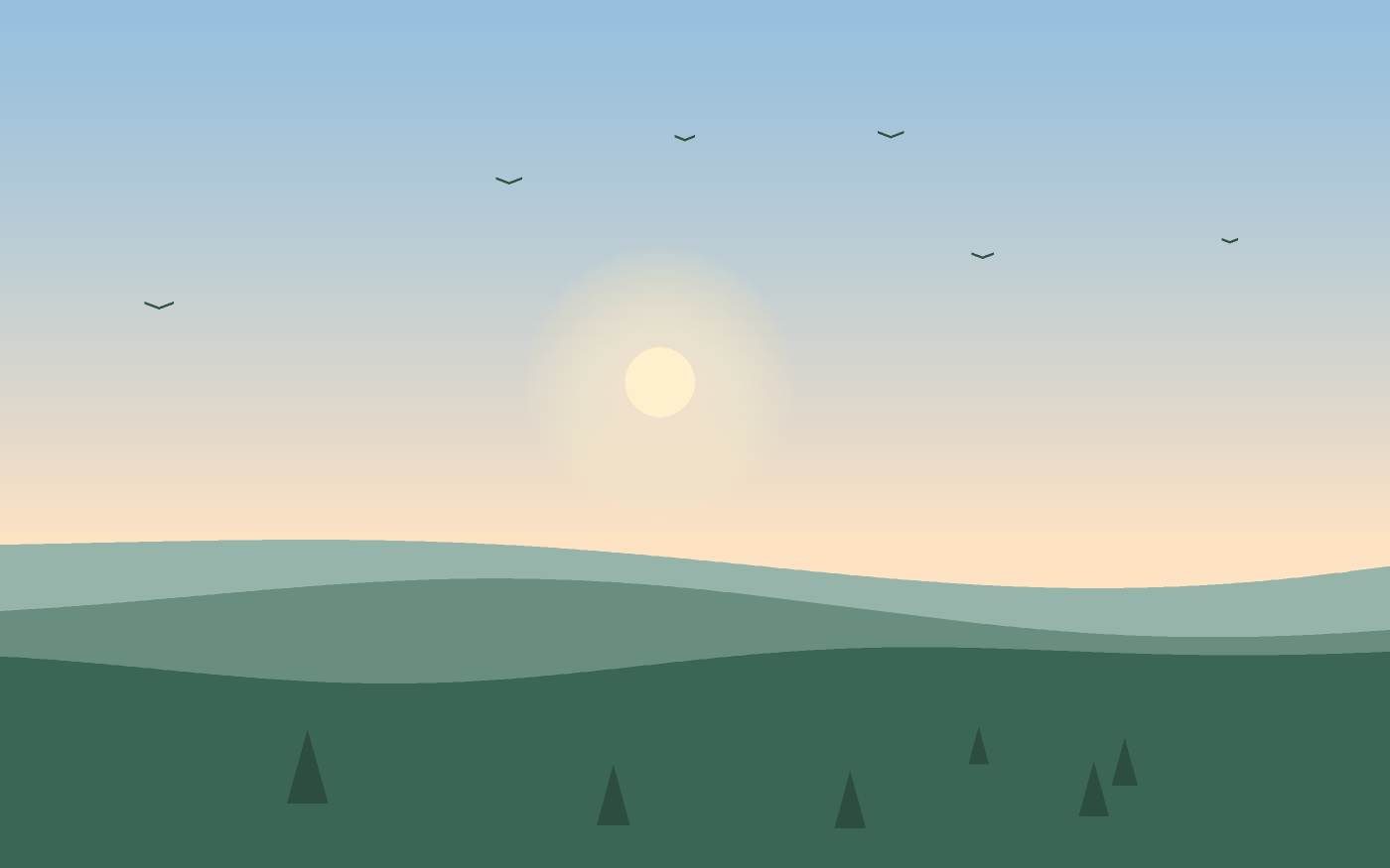 Landschaftsillustration