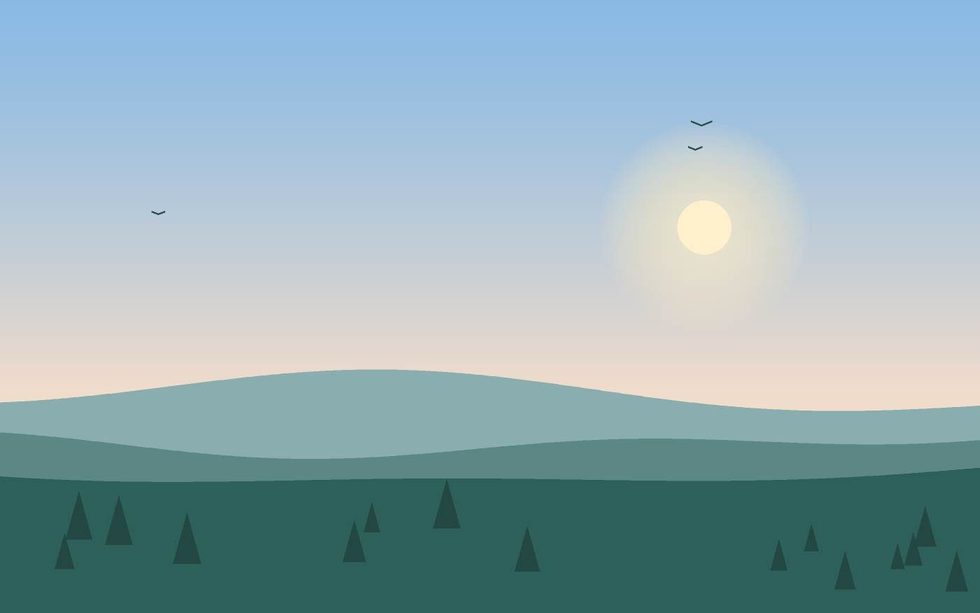 Ilustrace krajiny