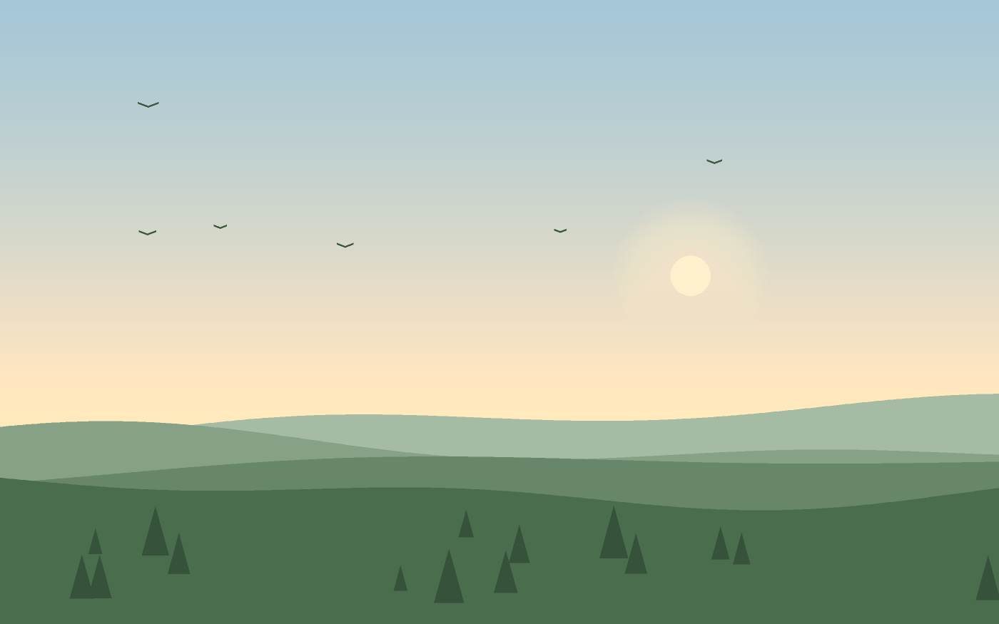 Landschaftsillustration