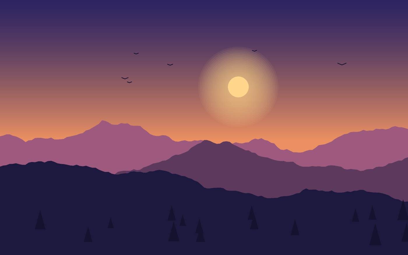 Landschaftsillustration