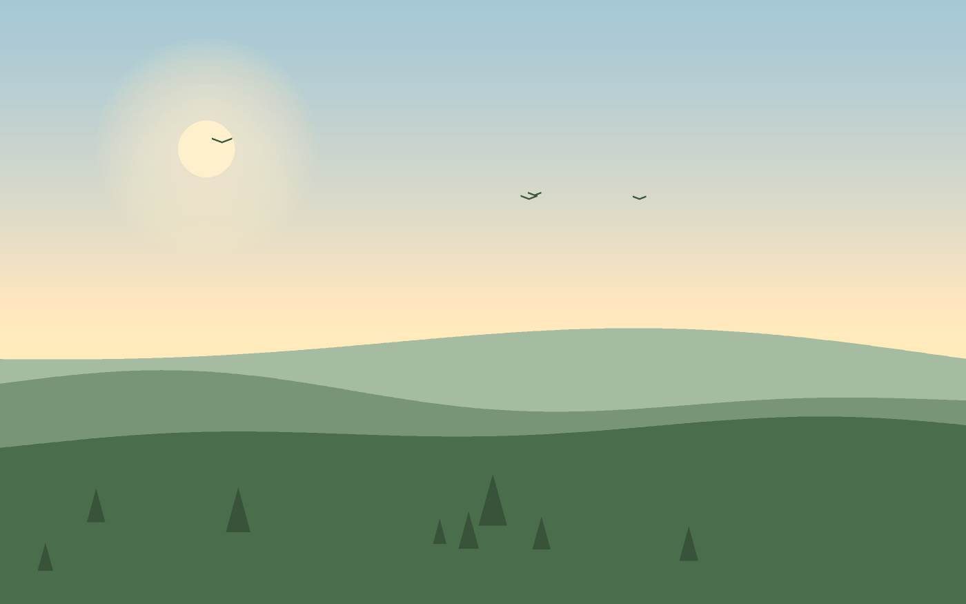 Landschaftsillustration