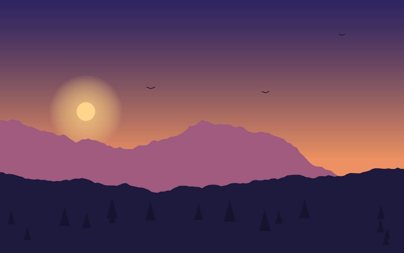 Landskabsillustration