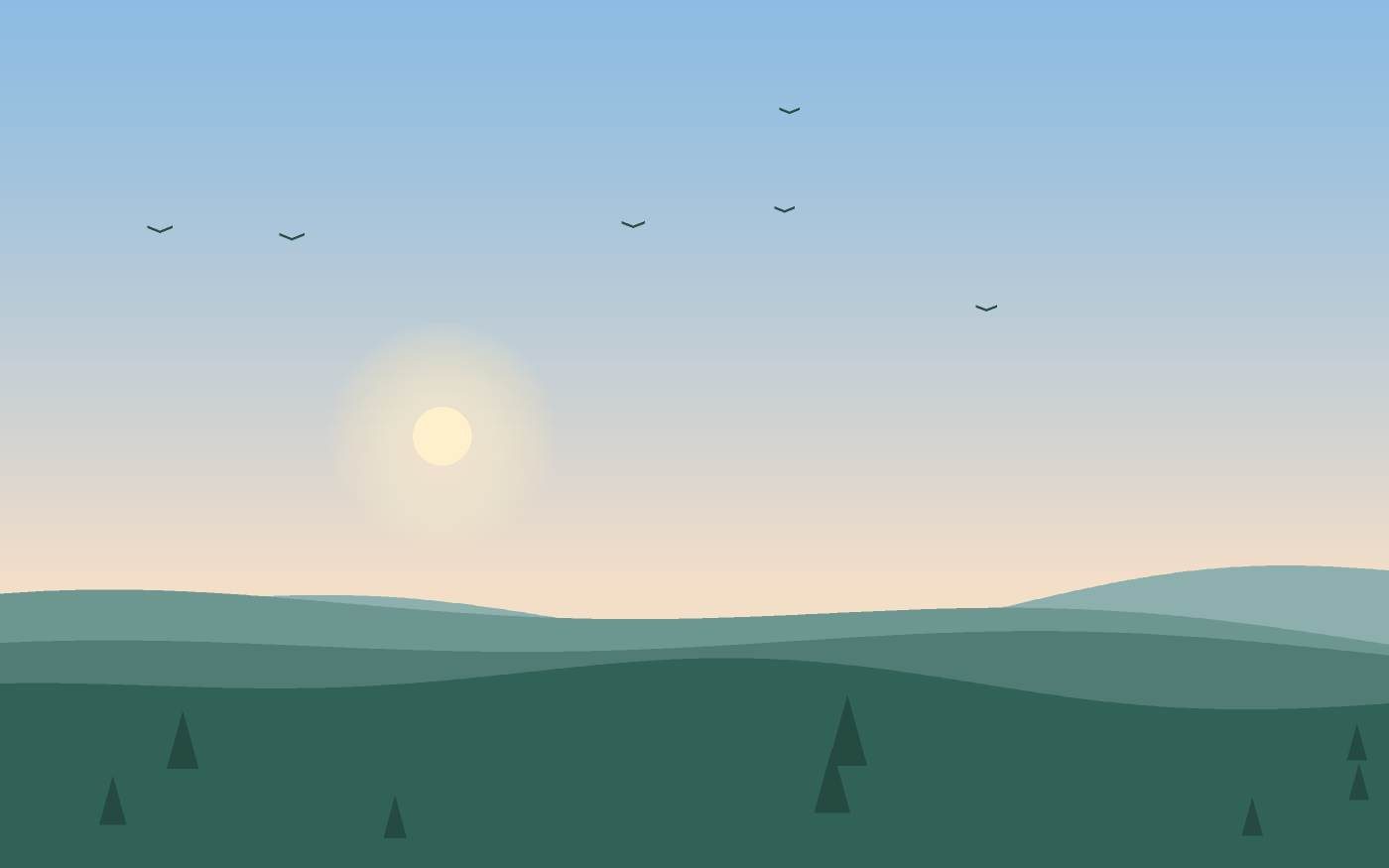 Ilustración de un paisaje