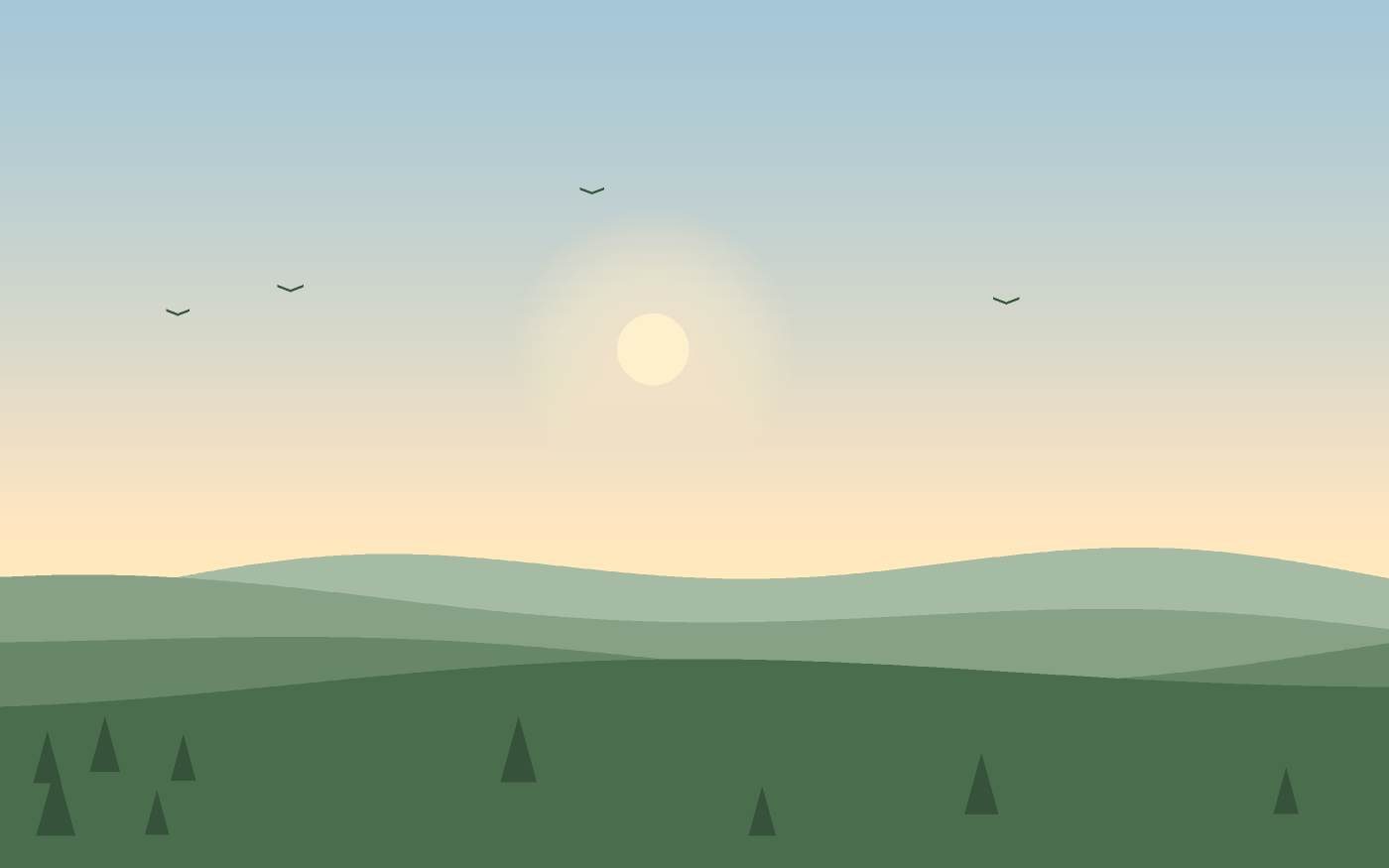Landschapsillustratie