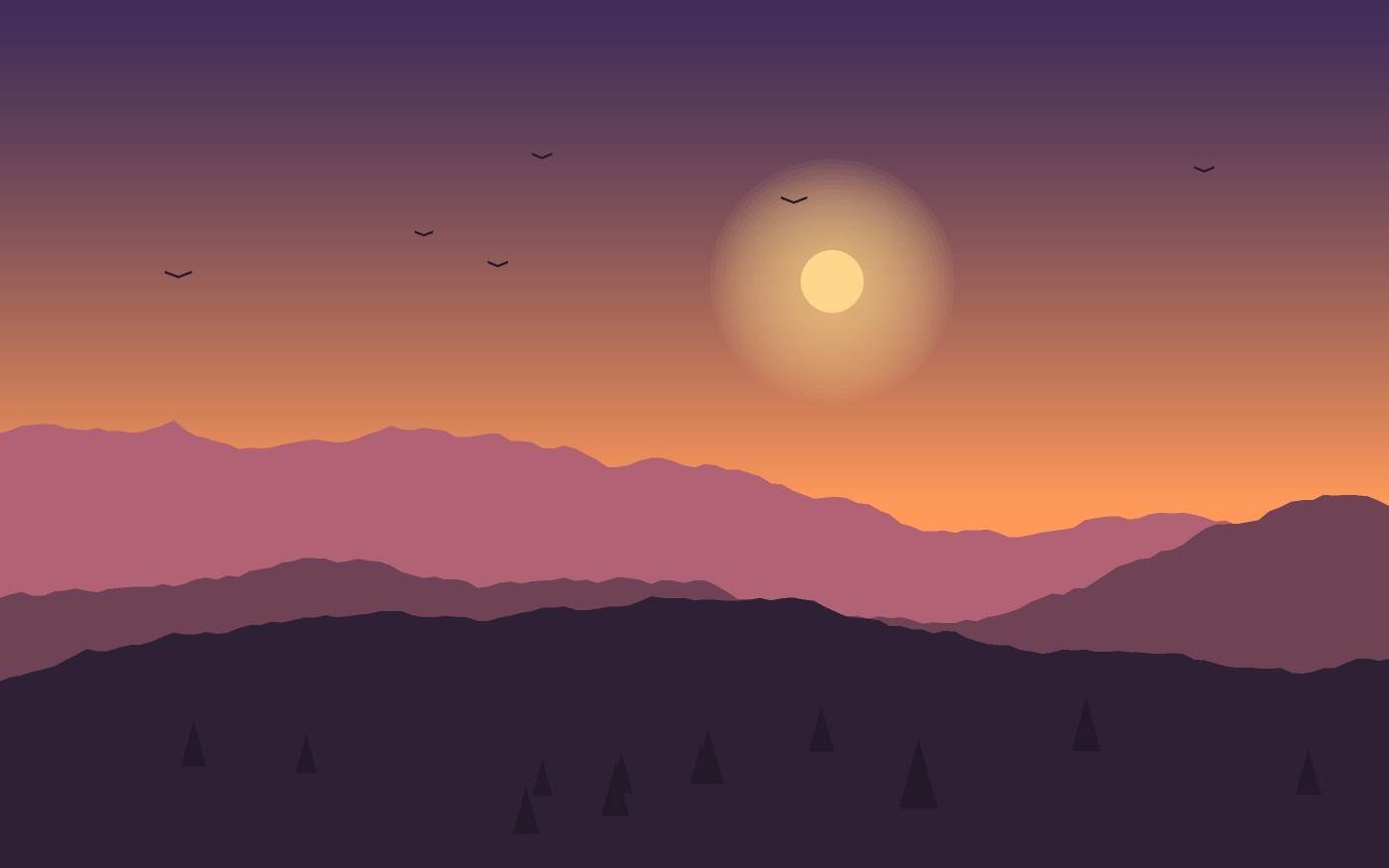 Ilustracja krajobrazu