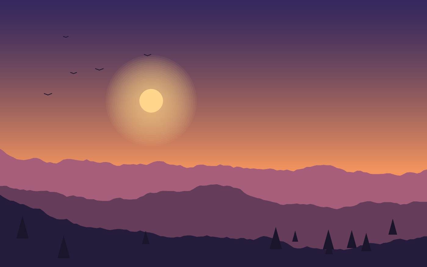 Landskapsillustration