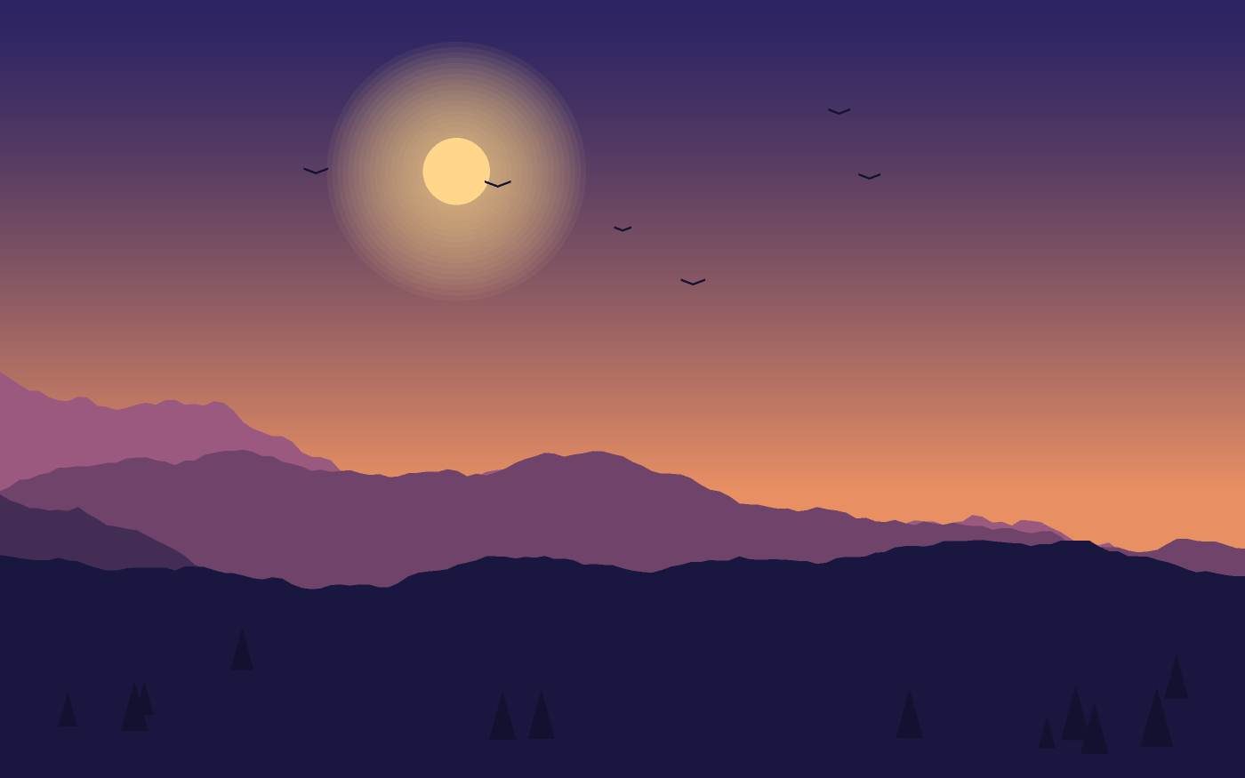 Landskapsillustration